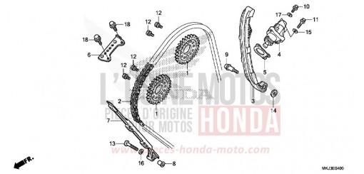 CAM CHAIN/TENSIONER CB1000RAJ de 2018